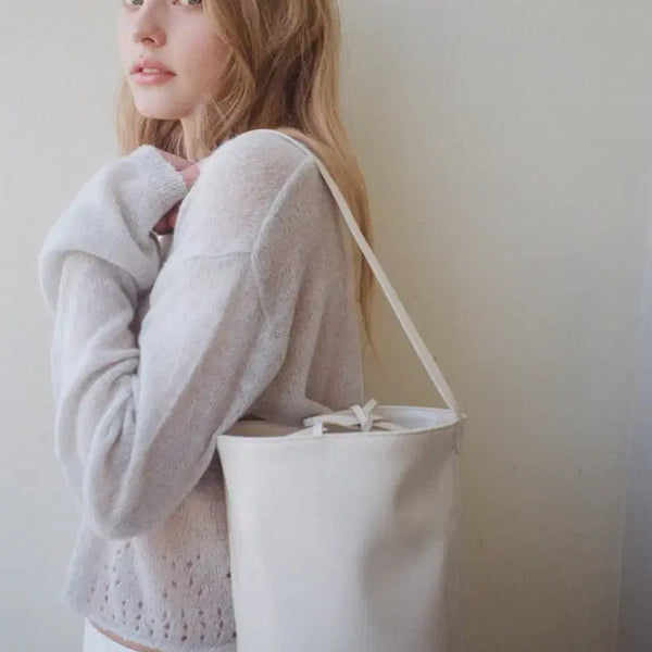 [BUNJANG] Somewhere Butter Basket Bag Shoulder Bag - Cream / 새상품) 썸웨어버터 바스켓백 숄더백 가방 basket bag - 크림