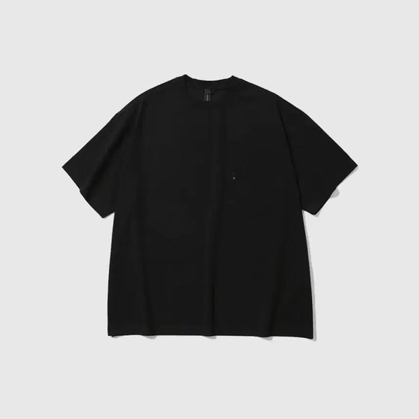 [BUNJANG] Moif Basic Short Sleeve T-Shirt Black / 모이프 반팔티