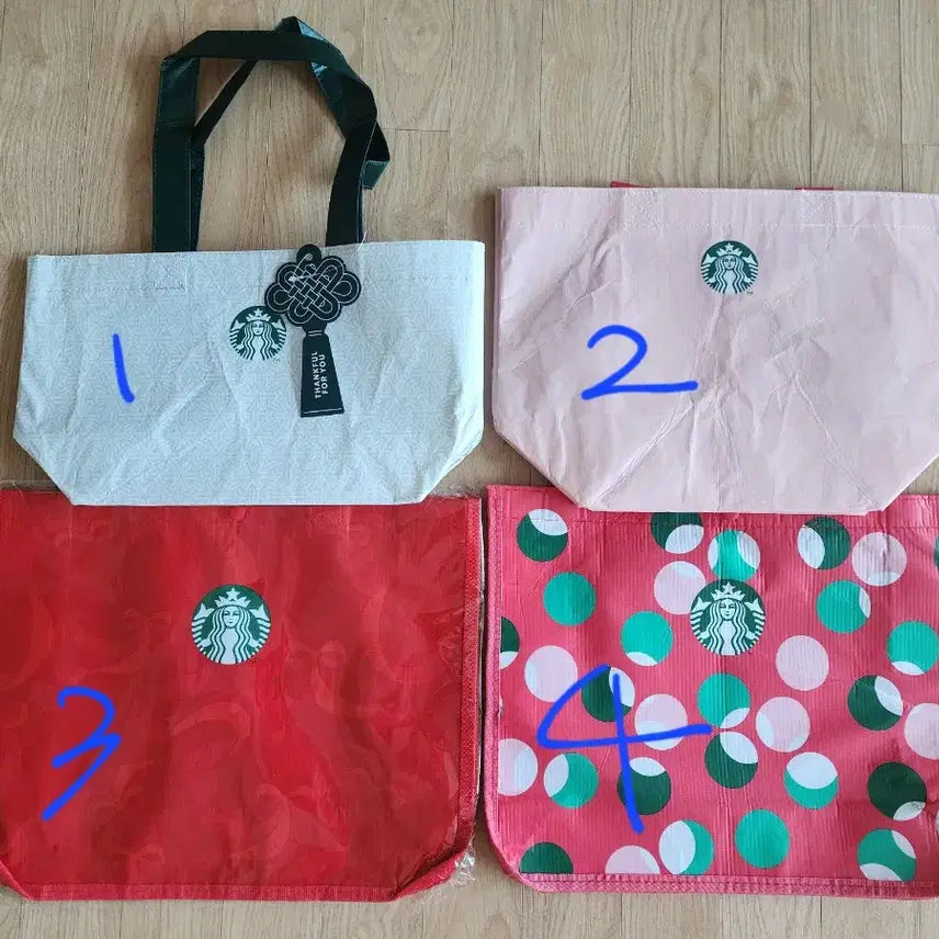 [BUNJANG] Starbucks Reusable Bag Set / 스타벅스 다회용백(리유저블백)