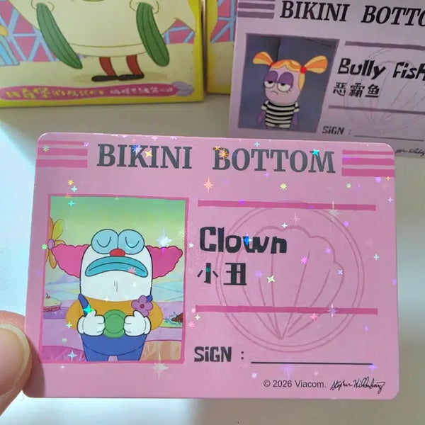 [BUNJANG] Pop Mart SpongeBob Bikini Bottom Buddies 2 Blind Box Keychain Secret Clown / 팝마트 스폰지밥 비키니시티 버디즈2 인형 키링 시크릿 히든 광대