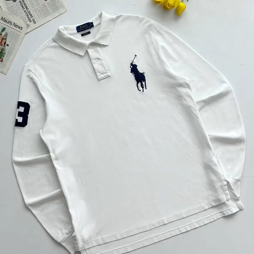 [BUNJANG] Polo Ralph Lauren Big Pony Chief Keeper Polo Shirt - Size L / Polo 폴로랄프로렌 빅포니 치프키프 카라티