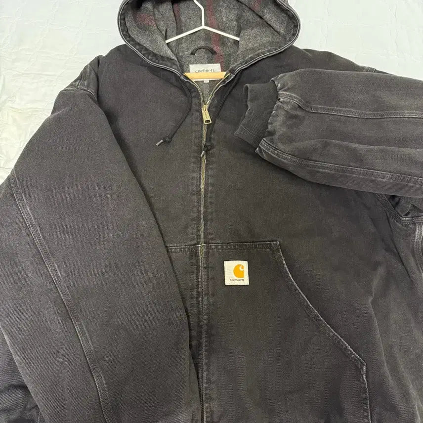 [BUNJANG] Carhartt WIP Maitland Denim OG Active Jacket Black Stone Washed / 칼하트 WIP 메이틀랜드 데님 OG 액티브 자켓 블랙 스톤 워시드