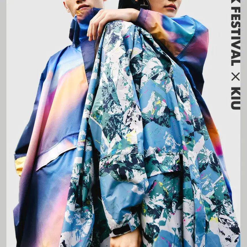 [BUNJANG] KiU Waterproof Rain Poncho / 키우 방수 레인 판초