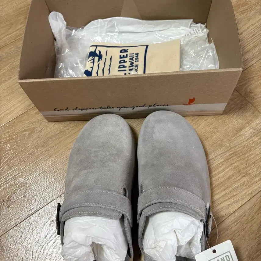 [BUNJANG] Island Slipper Clog Suede US 11 / 아일랜드 슬리퍼 클로그 US11