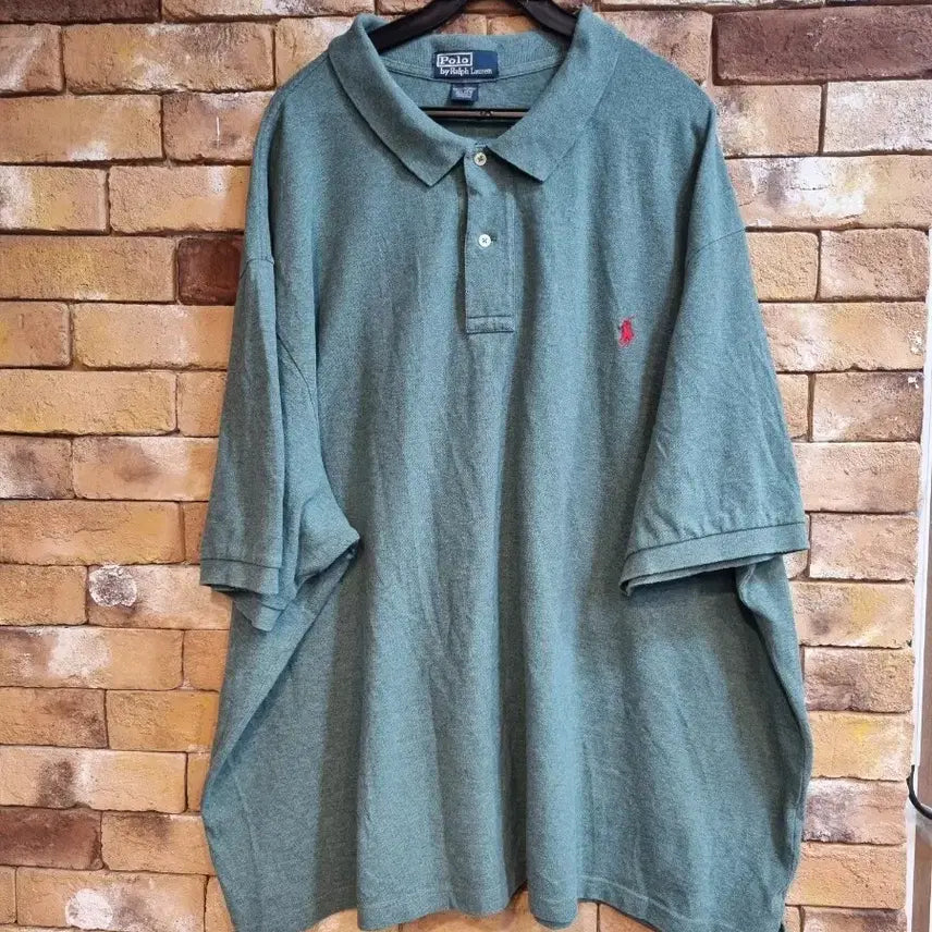 [BUNJANG] Polo Ralph Lauren Vintage Green Karati T-Shirt (XL-5XL) / [정품/4XL~5XL] 빈티지 폴로 랄프 로렌 카라티  / 초빅사이즈)