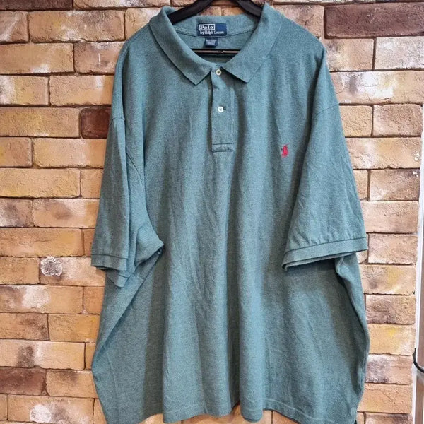 [BUNJANG] Polo Ralph Lauren Vintage Green Karati T-Shirt (XL-5XL) / [정품/4XL~5XL] 빈티지 폴로 랄프 로렌 카라티  / 초빅사이즈)