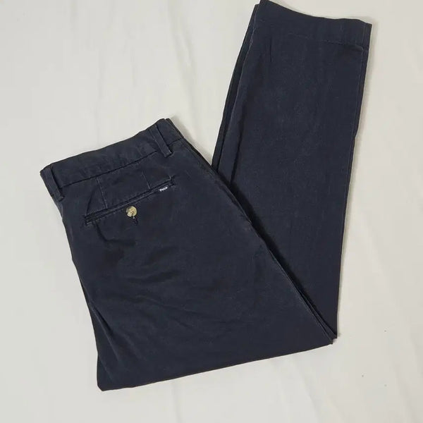 [BUNJANG] Polo Ralph Lauren Cotton Chino Pants Navy Size 34 / 폴로 랄프로렌 신형 치노팬츠 코튼 슬랙스 바지 네이비 정품 34