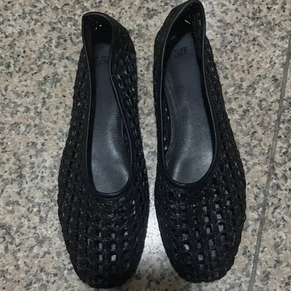 [BUNJANG] H&M Black Summer Flat Shoes / h&m 여름 플랫슈즈 블랙