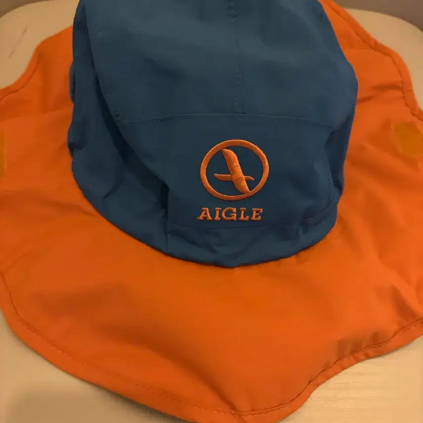 [BUNJANG] Aigle Hat Orange/Blue M / 에이글 모자 오렌지/블루 M