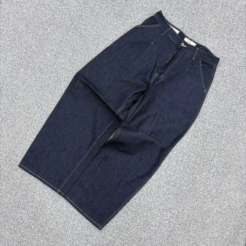 [BUNJANG] M XEROBNR Stitch Wide Denim Pants / M XEROBNR 스티치 와이드 데님 팬츠 바지 0721J2