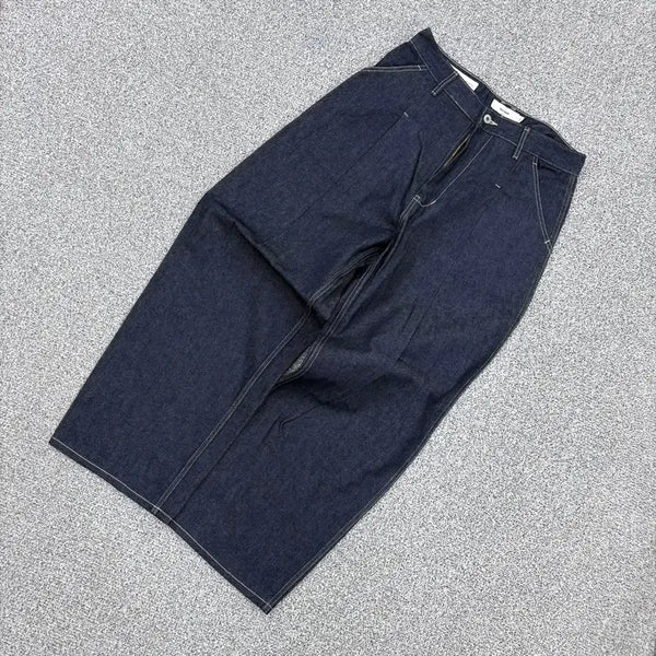 [BUNJANG] M XEROBNR Stitch Wide Denim Pants / M XEROBNR 스티치 와이드 데님 팬츠 바지 0721J2