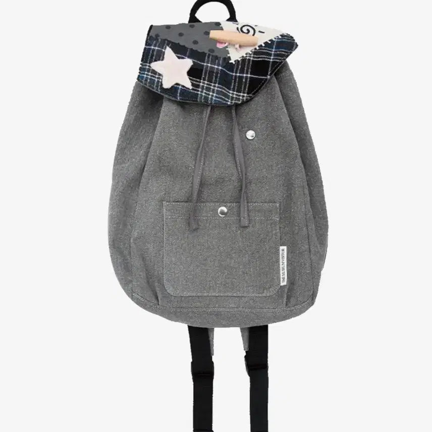 [BUNJANG] The Museum Visitor String Gray Backpack / 더뮤지엄비지터 스트링 그레이 백팩
