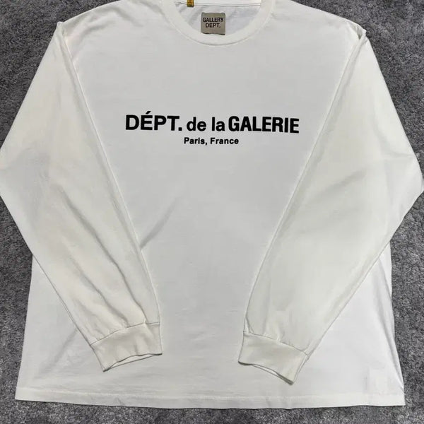 [BUNJANG] Gallery Dept. Logo Luxe Long Sleeve T-Shirt / 갤러리디파트먼트 로고 럭스 롱슬리브