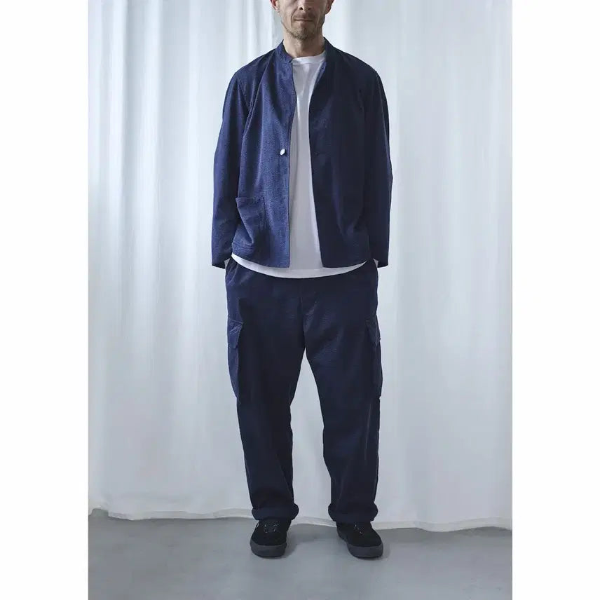 [BUNJANG] Comoli 16SS Cotton Silk Stand Collar Jacket / [3] 코모리 16SS 코튼 실크 스탠드 칼라 자켓