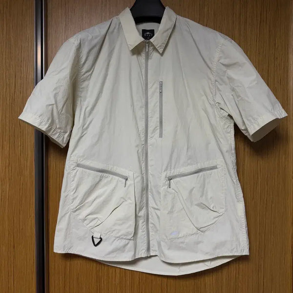 [BUNJANG] Rockfish Weatherwear x Goyowear Nylon Shirt Jacket Ecru / 락피쉬웨더웨어 x 고요웨어 나일론 셔츠 자켓 에크루 L