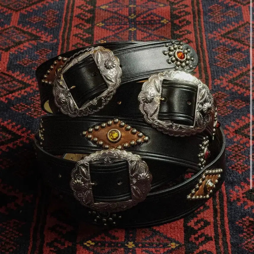 [BUNJANG] Bird Note Studded Belt Black 32/34 / 구매글) 버드노트 벨트 블랙 32or34 사이즈