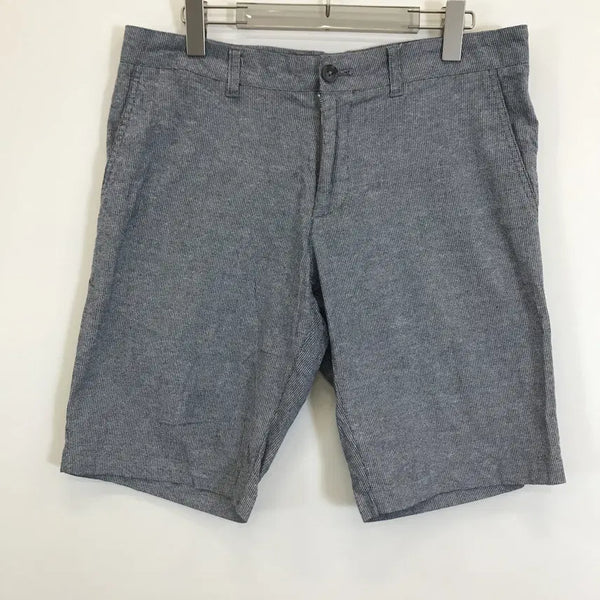 [BUNJANG] Lacoste Cotton Linen Chambray Shorts Blue 33 / 라코스테 코튼린넨 반바지 [33인치]