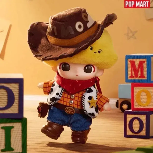 [BUNJANG] Pop Mart Dimoo World x Pixar Series Woody Doll Keychain (Sealed) / (미개봉 새상품) 팝마트 디무 월드 x 픽사 시리즈 인형 키링(우디)