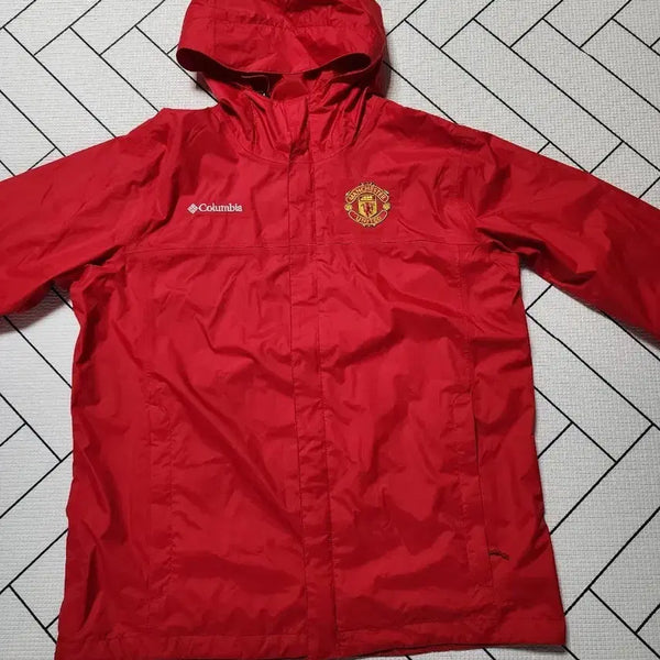 [BUNJANG] Columbia Manchester United Collaboration Omni-Tech Windbreaker Jacket / 콜롬비아맨유바람막이