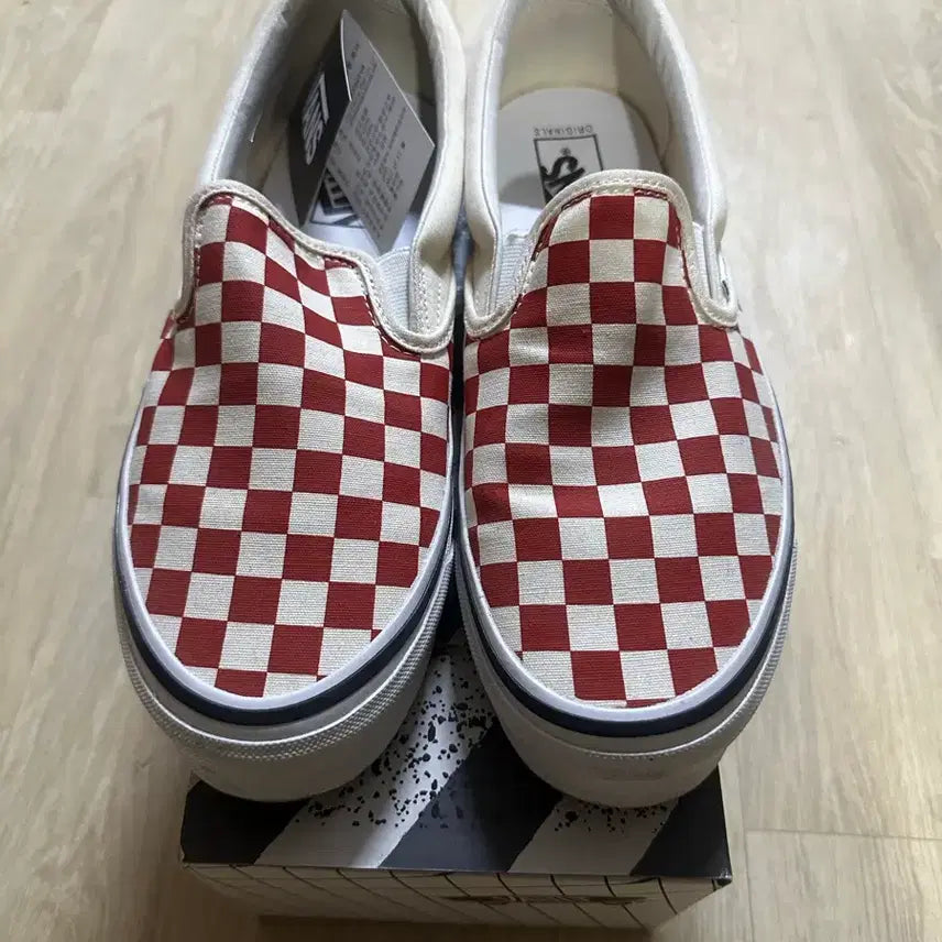 [BUNJANG] Vans Vault Checkerboard Slip-On Sneakers / VANS VAULT 체커보드 반스 슬립온 볼트