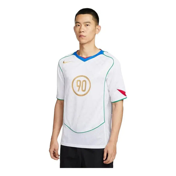[BUNJANG] Nike Total 90 Dri-FIT Soccer Jersey White Italy Blue / 나이키 토탈 90 드라이핏 사커 저지 화이트 이탈리아 블루