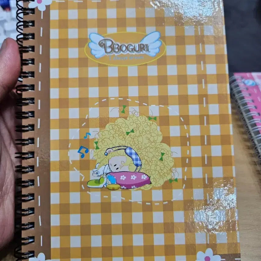 [BUNJANG] Bboguri Small Yellow Vintage Stationery Notebook / 뽀구리 노트 작은거 노랑 고전문구