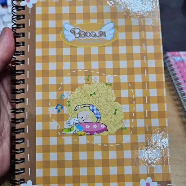 [BUNJANG] Bboguri Small Yellow Vintage Stationery Notebook / 뽀구리 노트 작은거 노랑 고전문구