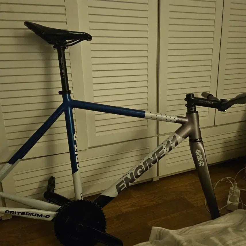 [BUNJANG] Engine 11 Crit-D Metal Blue M Size Bicycle Frame / 엔진11 크릿디 메탈블루 (판,교) 급처