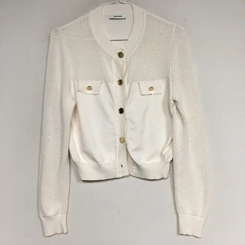 [BUNJANG] SANDRO Button Knit Cardigan / SANDRO 산드로 버튼 니트 가디건 85