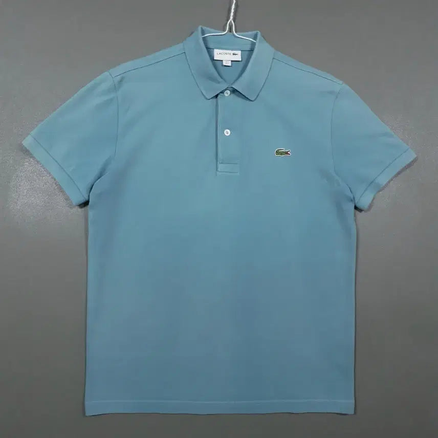 [BUNJANG] Lacoste French Regular Fit Short Sleeve Polo Shirt - Light Mint / 95) 라코스테 신형 프렌치 레귤러핏 반팔 카라티 폴로 셔츠 라이트 민트