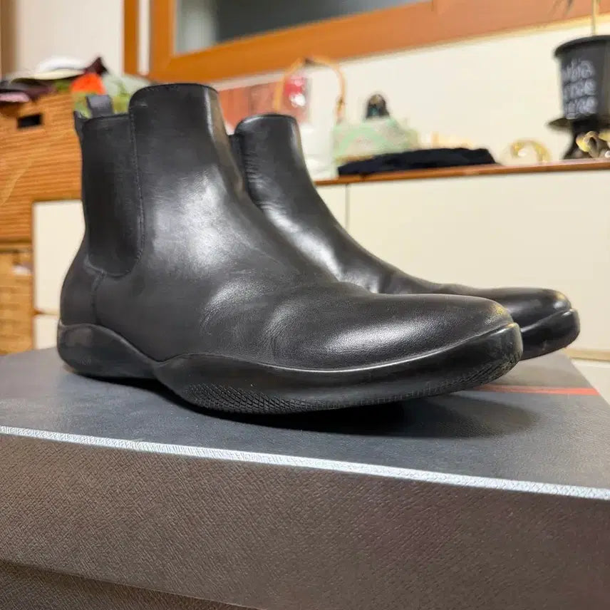 [BUNJANG] Prada Sport Vintage Chelsea Boots / 프라다 스포츠 빈티지 첼시부츠 uk7 260-265 아메리카컵