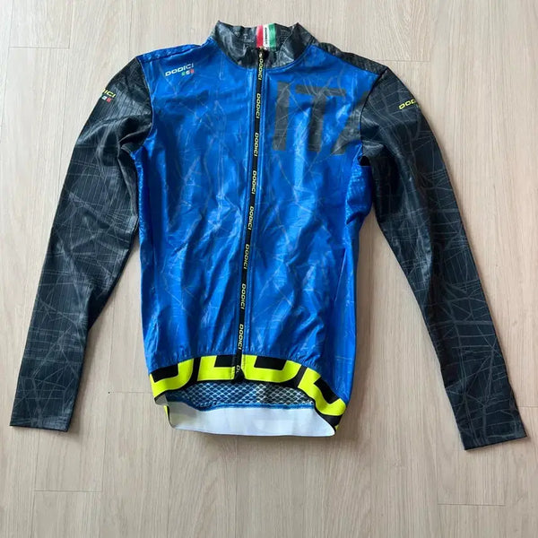 [BUNJANG] Dodici Cycling Apparel Jacket Blue/Black S / 도디치 사이클 의류 자켓 블루 블랙 s