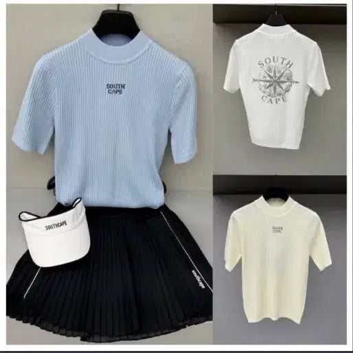 [BUNJANG] South Cape Women's Short Sleeve Golf Knit / 사우스케이프 여성 반팔 골프 티셔츠