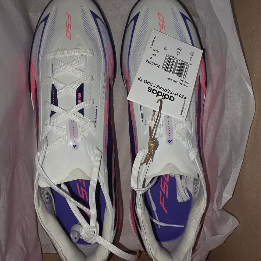 [BUNJANG] Adidas F50 Hyperfast Pro TF Soccer Cleats (265) / 아디다스 풋살화 F50 하이퍼패스트 프로 TF (265)