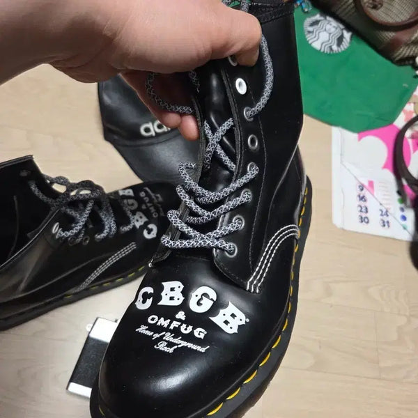 [BUNJANG] Dr. Martens 1460/1461 Black Leather Boots / 닥터마틴 부츠 블랙 워커 구두 1460 1461