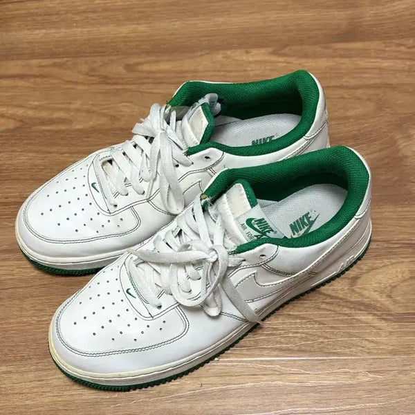[BUNJANG] Nike Air Force 1 Low White/Green / [280] 나이키 포스 로우