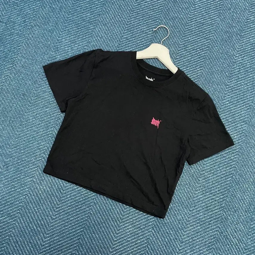 [BUNJANG] Brown Breath Cropped T-Shirt Women's Medium / [여성M] 브라운브레스 크롭 반팔티 만원샵