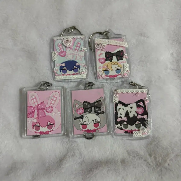 [BUNJANG] PLAVE Unofficial Goods Photo Card Keychain / 플레이브 비공굿 증사 키링