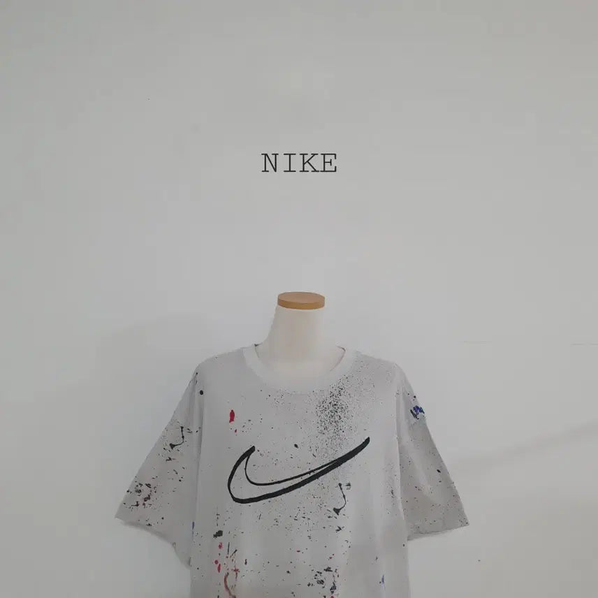 [BUNJANG] Nike Paint Splatter Short Sleeve T-Shirt XXL / No.26071908 나이키 페인트 스플래터 반팔 티셔츠