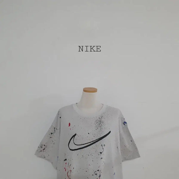 [BUNJANG] Nike Paint Splatter Short Sleeve T-Shirt XXL / No.26071908 나이키 페인트 스플래터 반팔 티셔츠