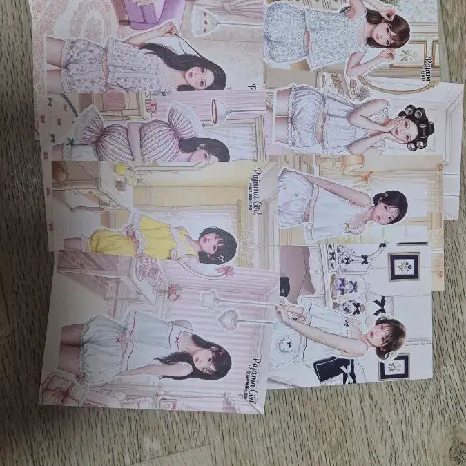[BUNJANG] Chunjun Yum Yum Aegyojangi Pajamagirl Sticker Set / 친절한윰윰 애교쟁이파자마걸 외