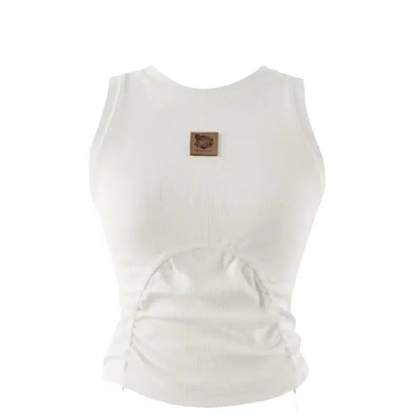[BUNJANG] Dry Rose Sleeveless Top / 드라이로즈  민소매 탑