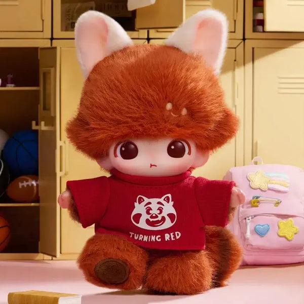 [BUNJANG] Pop Mart Dimoo World x Pixar Series Red Panda Mei Plush Keychain (Sealed) / (미개봉 새상품) 팝마트 디무 월드 x 픽사 시리즈 인형 키링(레드 팬더 메이)