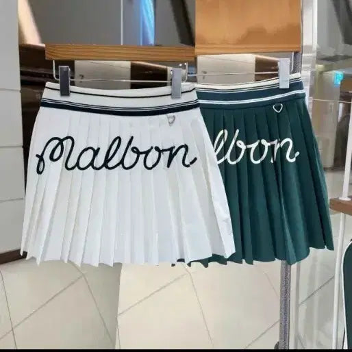 [BUNJANG] Malbon Golf Pleated Skirt / 말본 플리츠 스커트