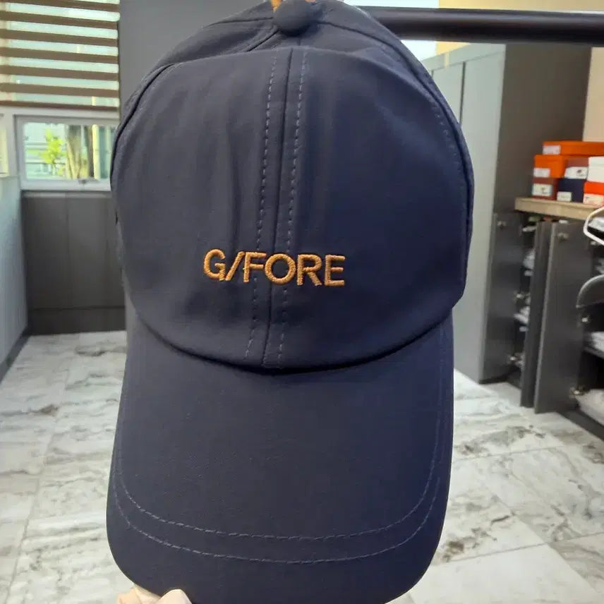 [BUNJANG] Unisex Golf Cap Navy / 남여공용 골프 모자 네이비