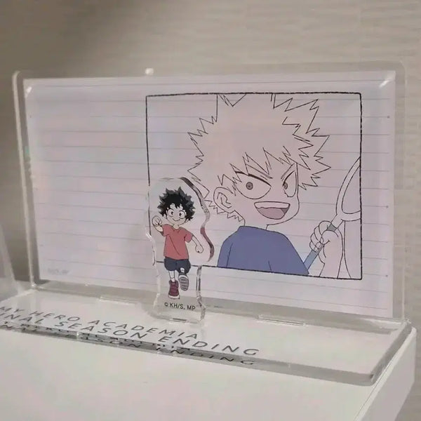 [BUNJANG] My Hero Academia Final Season ED Acrylic Diorama - Childhood Bakugo & Midoriya (Sealed) / [미개봉] 히로아카 나히아 파이널시즌 ed 아크릴 디오라마 유년기바쿠고미도리야