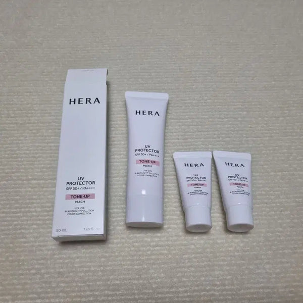 [BUNJANG] Hera UV Protector Tone-Up Sunscreen 50ml / 헤라 유브이 프로텍터 톤업 50ml 헤라 톤업 선크림 썬크림
