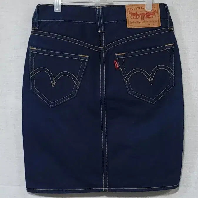 [BUNJANG] Levi's Type 1 Mini Denim Skirt Indigo / 정품) 리바이스 타입원 TYPE 1 스판 미니 데님 스커트 청치마 청 치마 27 28