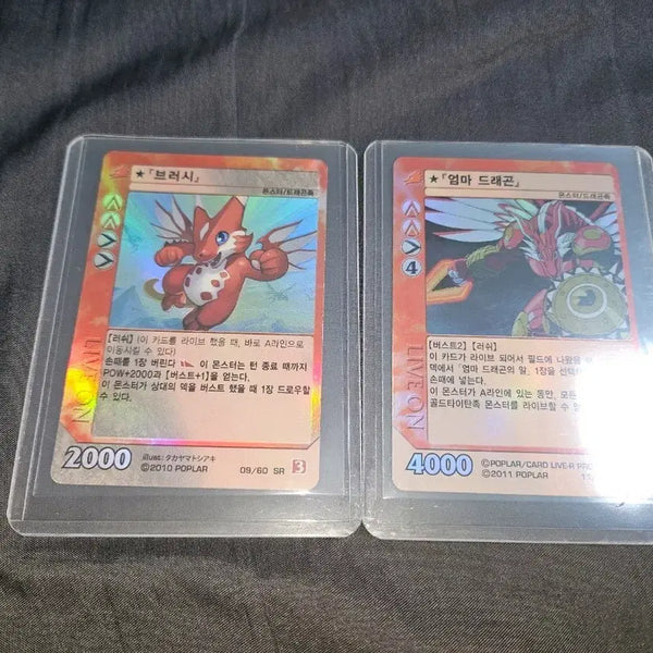 [BUNJANG] Liveon Card Driver Brush & Mom Dragon SR Card / 라이브온 카드리버 브러시 /  엄마 드래곤 SR