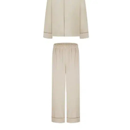 [BUNJANG] Abie Mua Soft Velvet Pajama Set Beige / 아비에무아 소프트 벨벳 파자마 세트입니다